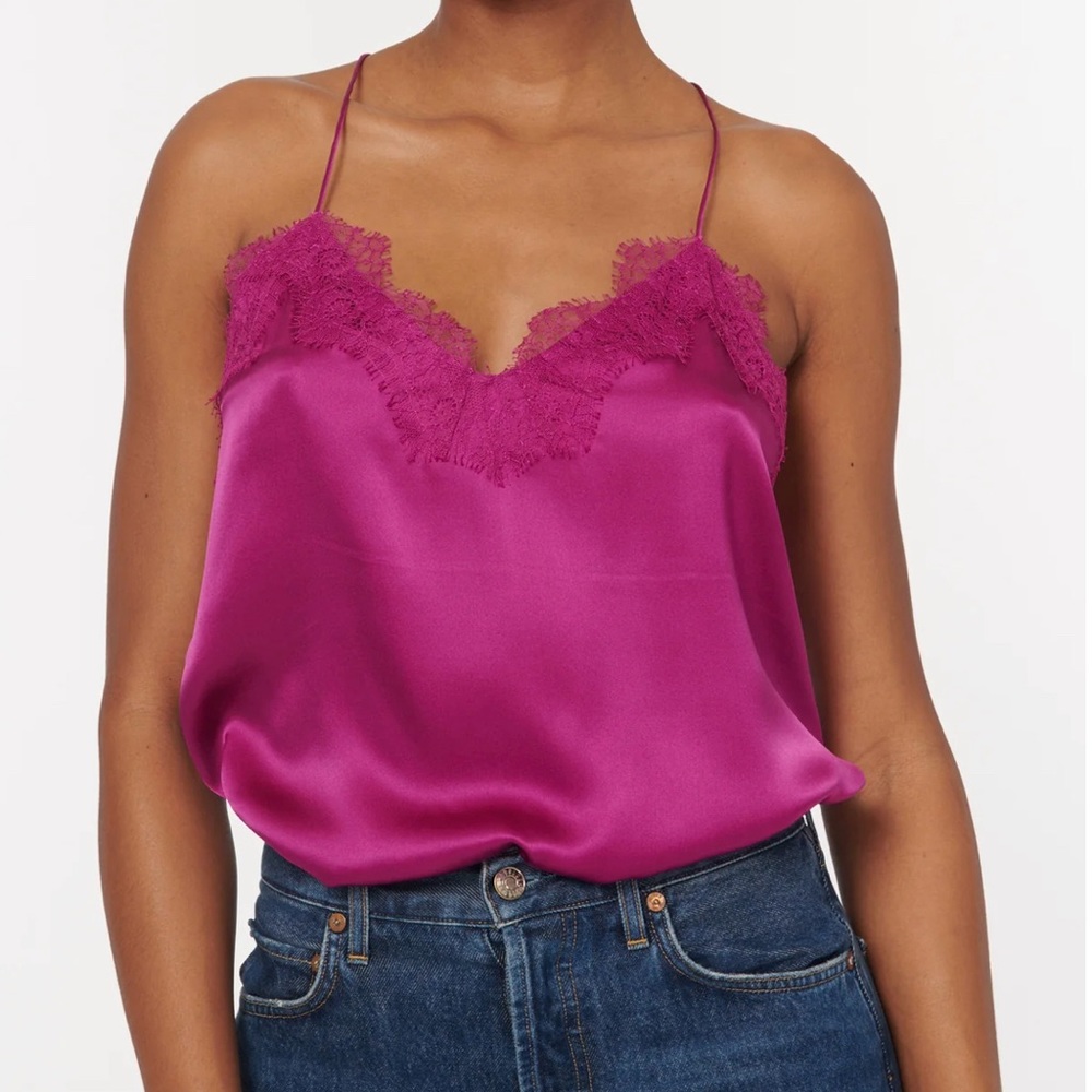 CAMI NYC The Racer Silk Cami